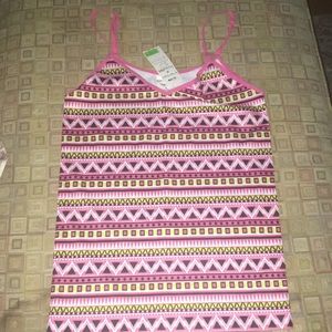 Brand NEW cami with fun pattern!
